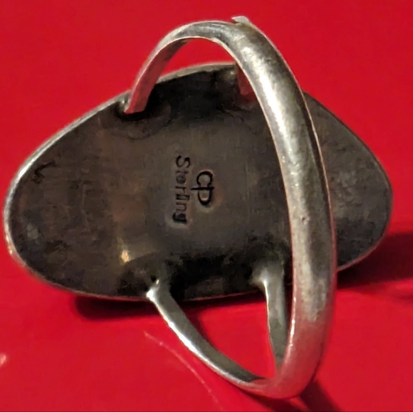 Vintage Sterling Silver bear print with turquoise - Picture 13 of 16